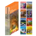 Box com os 8 livros da coleção